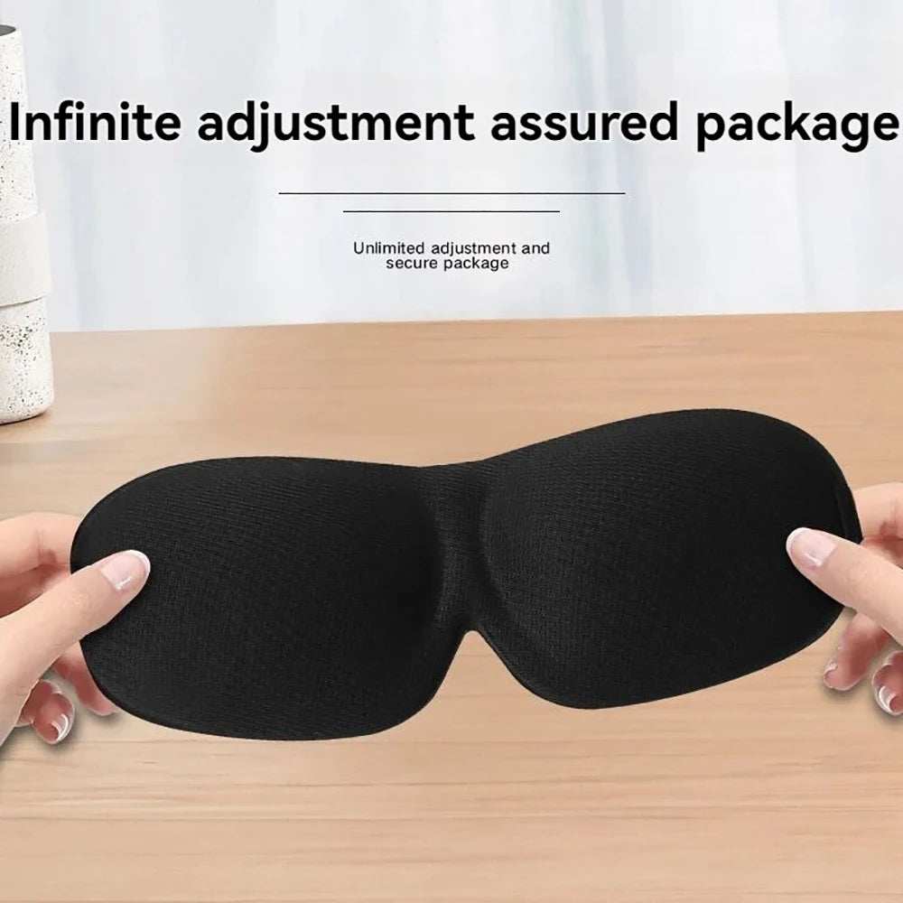 3D Contoured Sleep Mask — Zero Pressure Eye Mask for Deep Rest