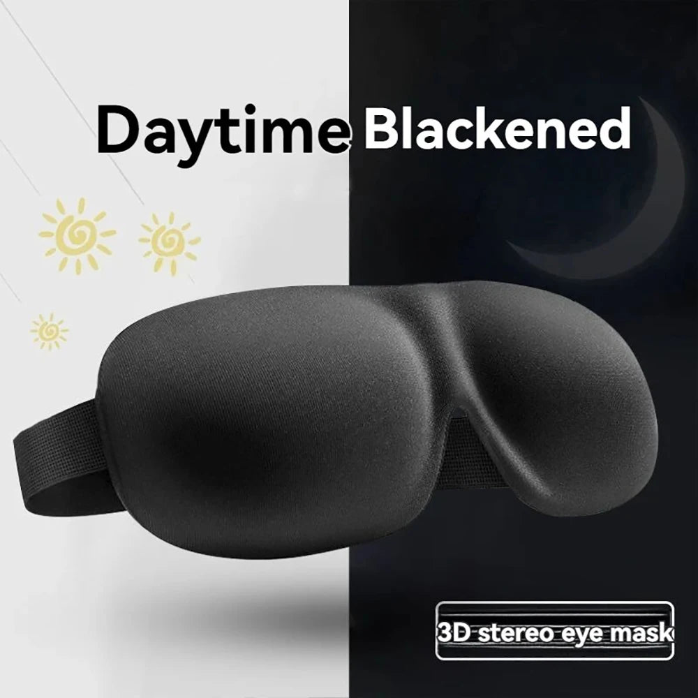 3D Contoured Sleep Mask — Zero Pressure Eye Mask for Deep Rest
