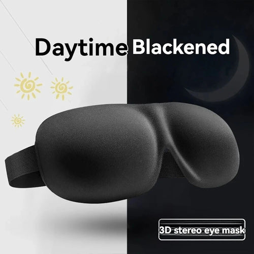 3D Contoured Sleep Mask — Zero Pressure Eye Mask for Deep Rest