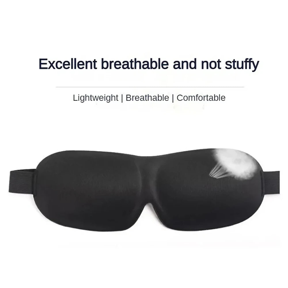 3D Contoured Sleep Mask — Zero Pressure Eye Mask for Deep Rest