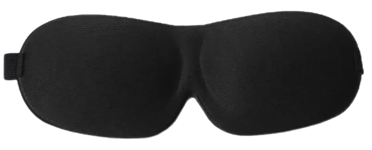 3D Contoured Sleep Mask — Zero Pressure Eye Mask for Deep Rest